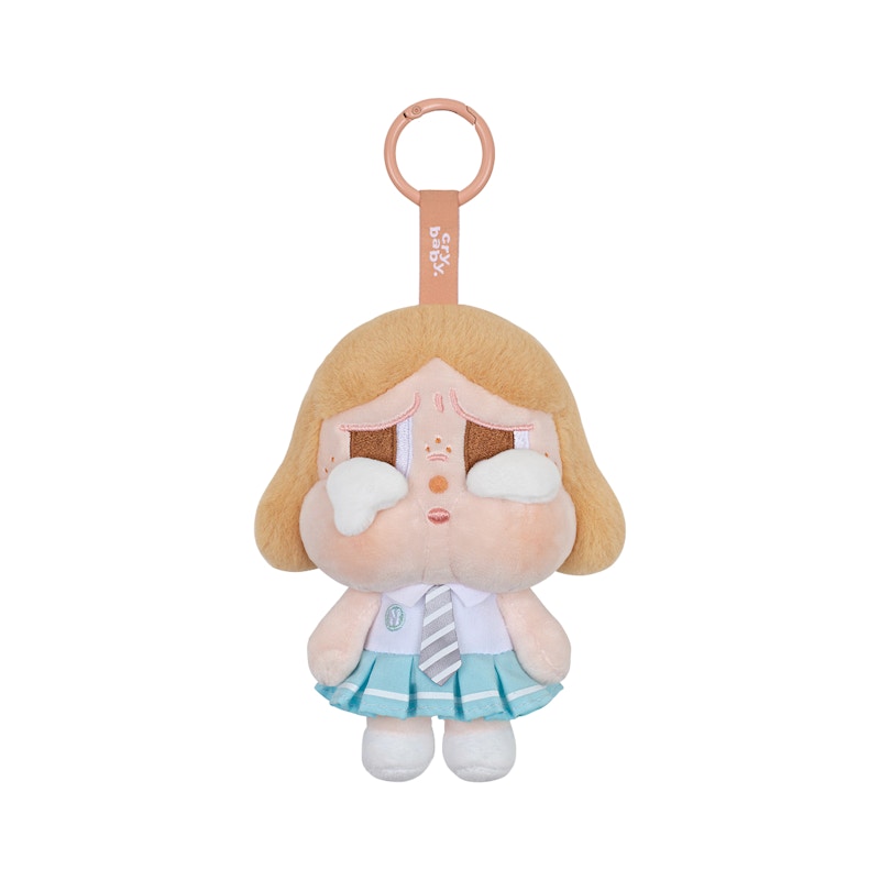 Pop Mart CRYBABY Sunset Concert Series Plush Pendant Beige Blue