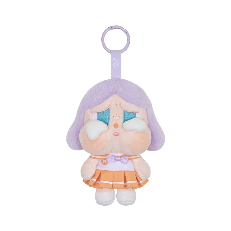 Pop Mart CRYBABY Sunset Concert Series Plush Pendant Bright Orange