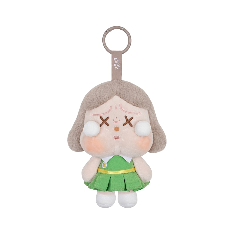 Pop Mart CRYBABY Sunset Concert Series Plush Pendant Dim Green