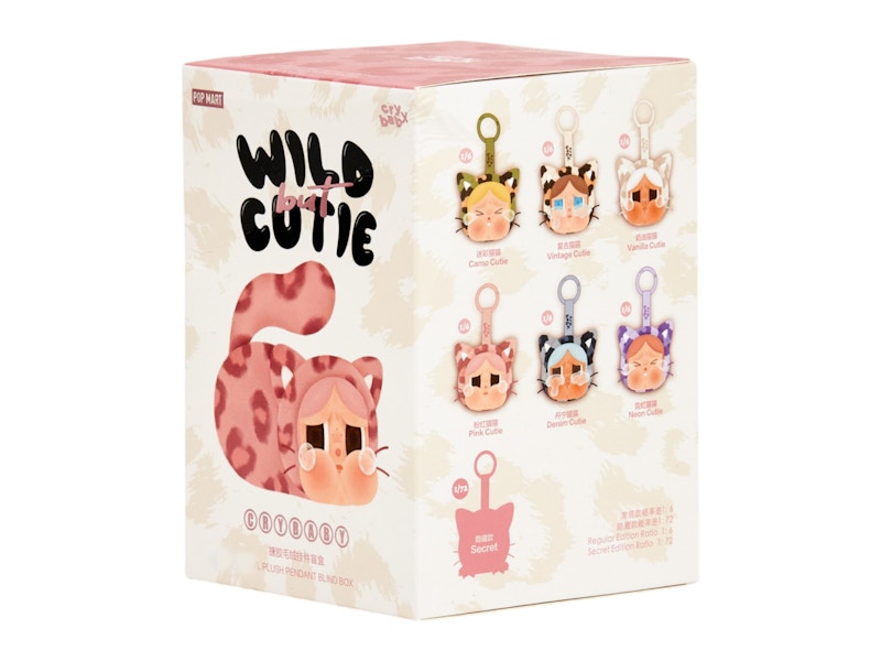 Pop Mart CRYBABY Wild but Cutie Series Vinyl Plush Pendant Single Blind Box