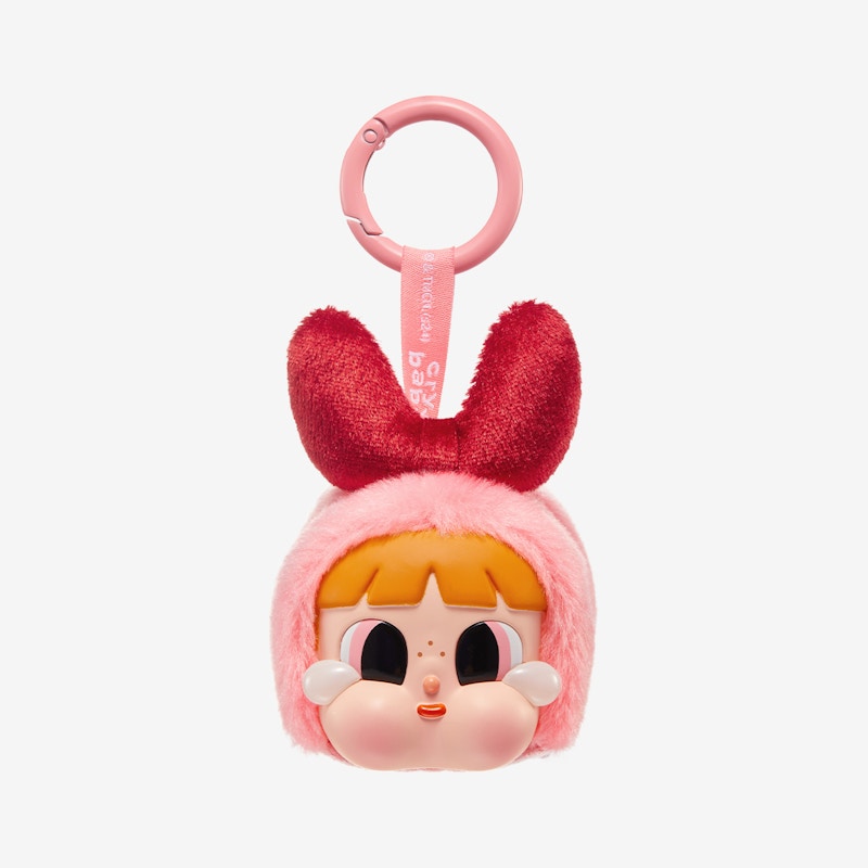Pop Mart CRYBABY x Powerpuff Girls Series Blossom Vinyl Face Plush