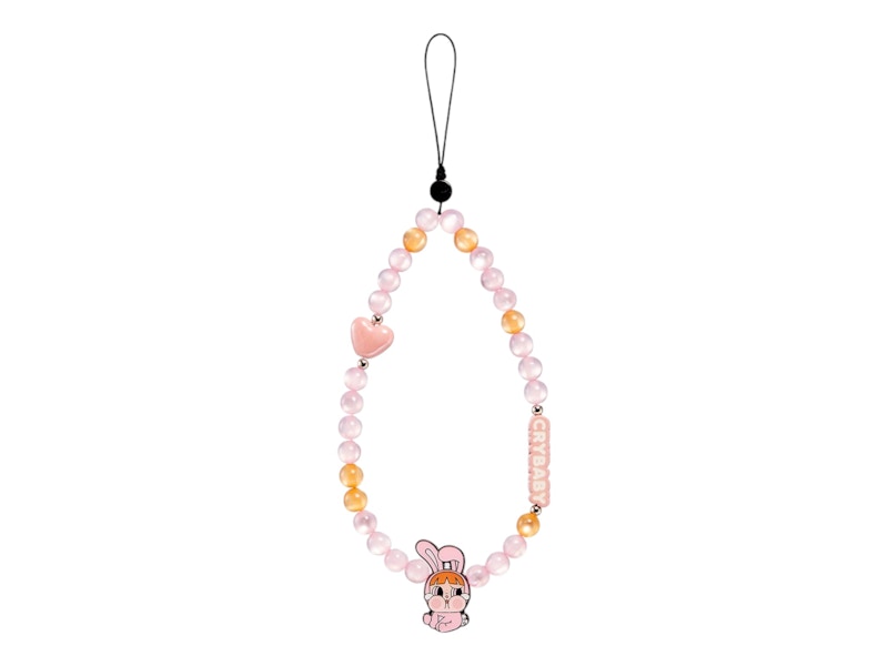 Pop Mart CRYBABY x Powerpuff Girls Series Floral Rabbit Phone Charm