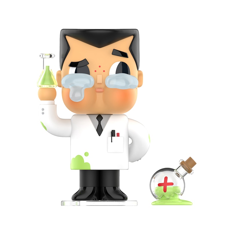 Pop Mart CRYBABY x Powerpuff Girls Series Professor Utonium Figure