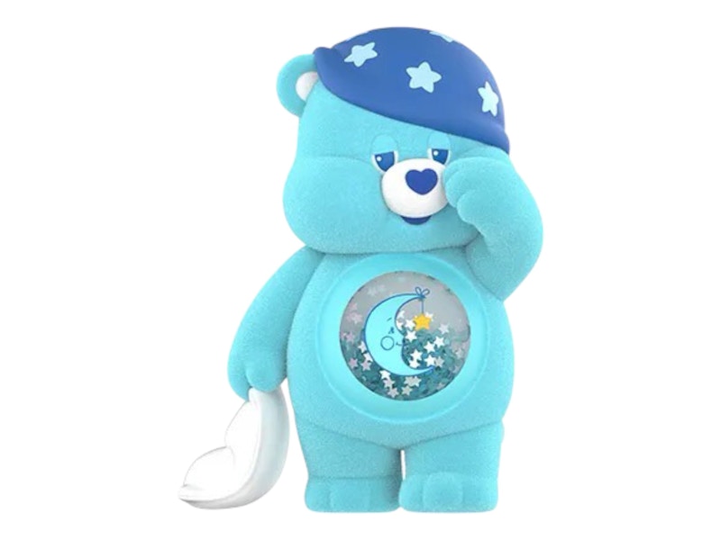 Pop Mart Care Bears Colorful Hugs Series Bedtime Bear Figure