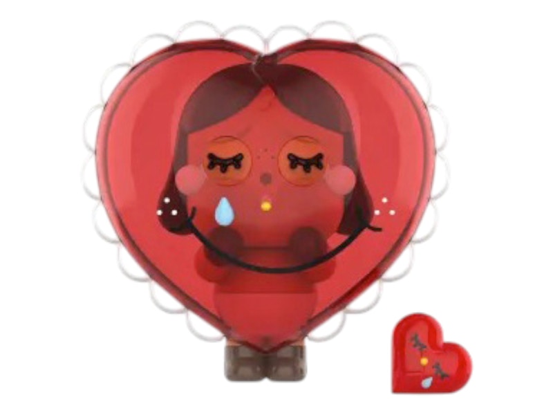 Pop Mart CryBaby Crying For Love Series Heart Broken Figure