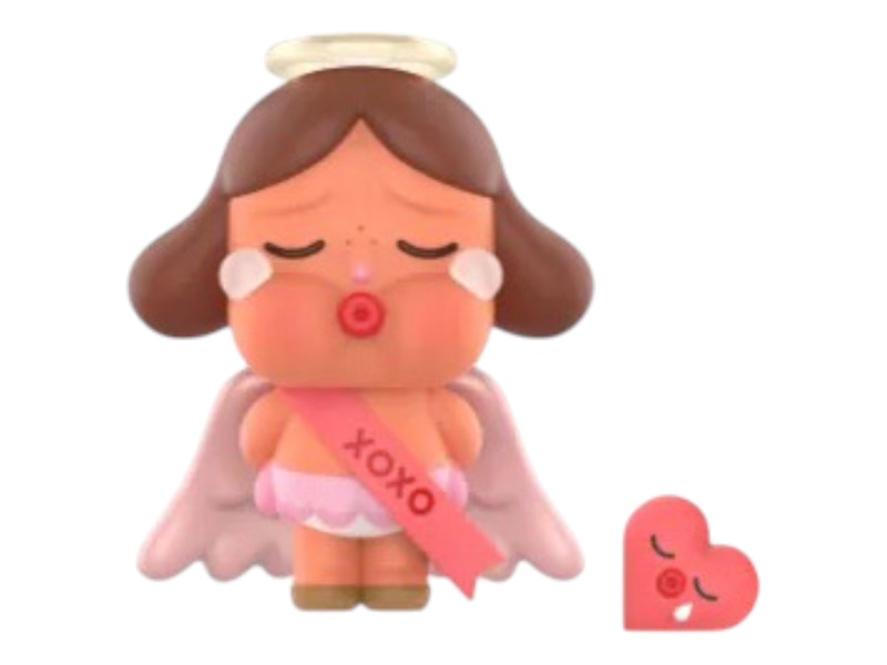 Pop Mart CryBaby Crying For Love Series Kiss Kiss-Angel Version Figure