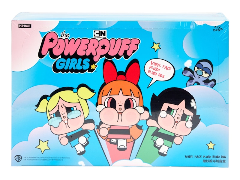 Pop Mart CryBaby x Powerpuff Girls Series Vinyl Face Plush Sealed Case (6 Blind Boxes)