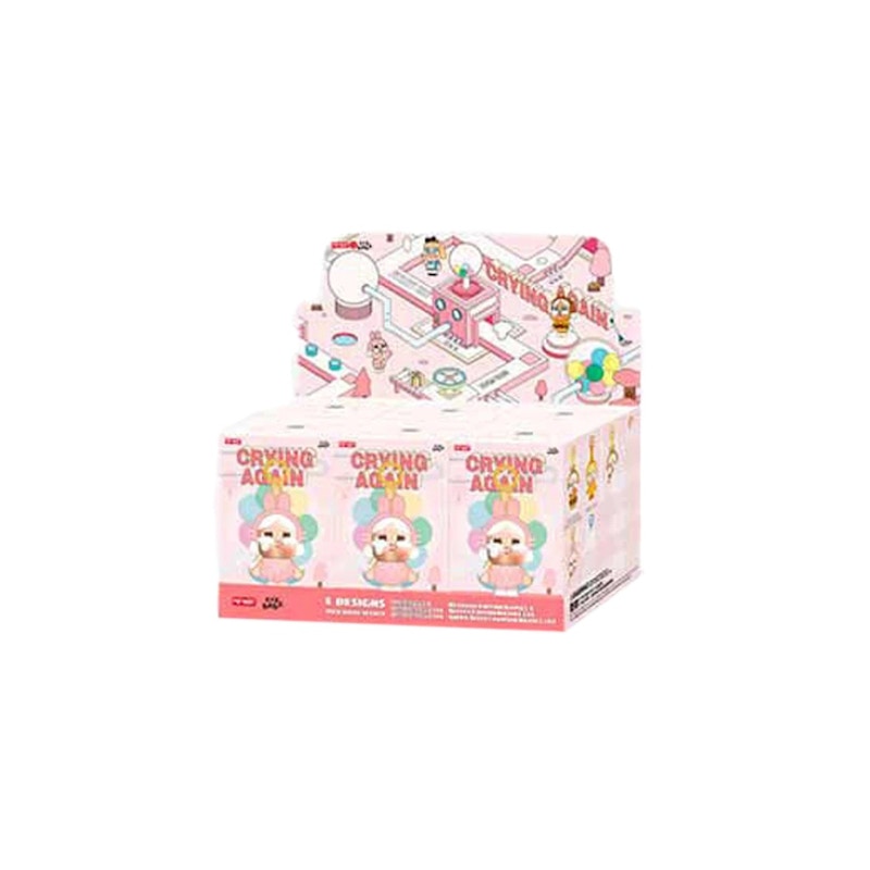 Pop Mart Crybaby Crying Again Series Plush Keyring Sealed Case (6 Blind Box)