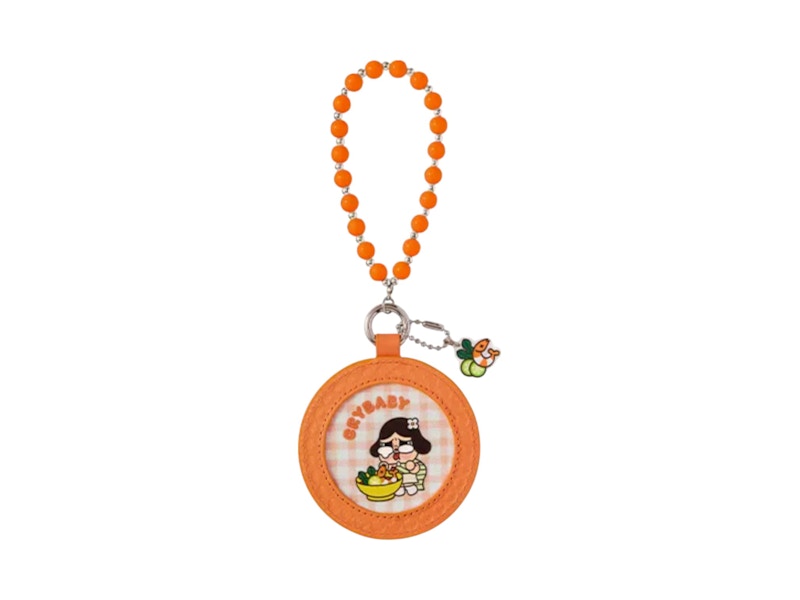 Pop Mart Crybaby Hello Thailand Series Enjoying Tom Yum Soup Mirror Pendant