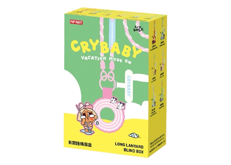 Pop Mart Crybaby Vacation Mode On Series Long Lanyard Single Blind Box