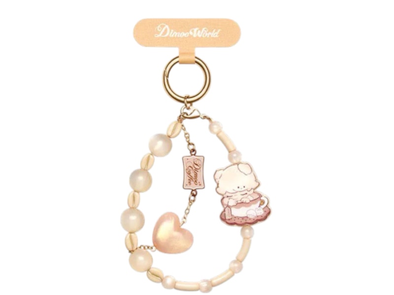 Pop Mart DIMOO Crush On Coffee Series Whispering of the Soft Clouds Phone Charm