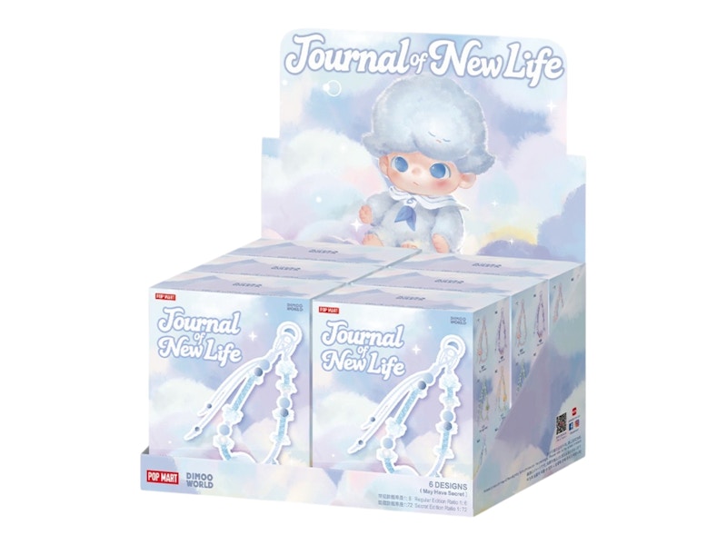 Pop Mart DIMOO Journal of New Life Series Lanyard Sealed Case (6 Blind Box)