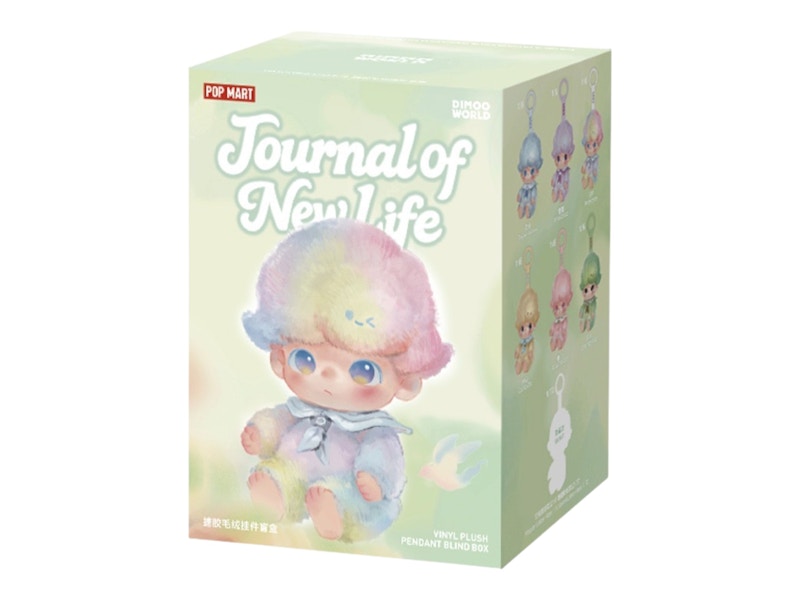 Pop Mart DIMOO Journal of New Life Series Vinyl Plush Pendant Single Blind Box