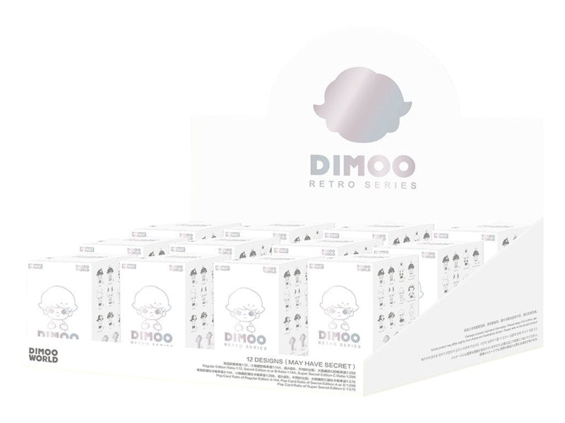 Pop Mart Dimoo Retro Series Figures Sealed Case (12 Blind Box)