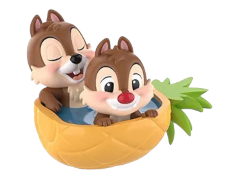 Pop Mart Disney Chip 'n' Dale Fun-loving Brothers Series Pineapple Pool Figure