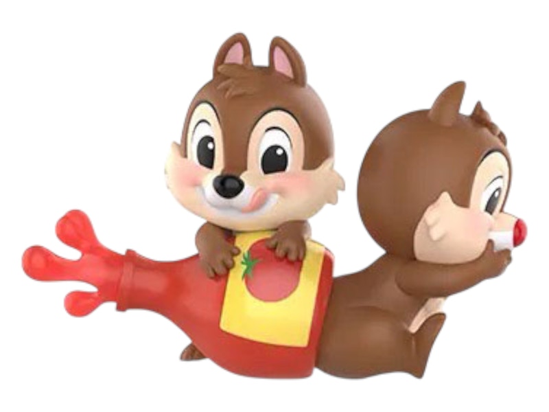Pop Mart Disney Chip 'n' Dale Fun-loving Brothers Series Squeeze Ketchup Figure