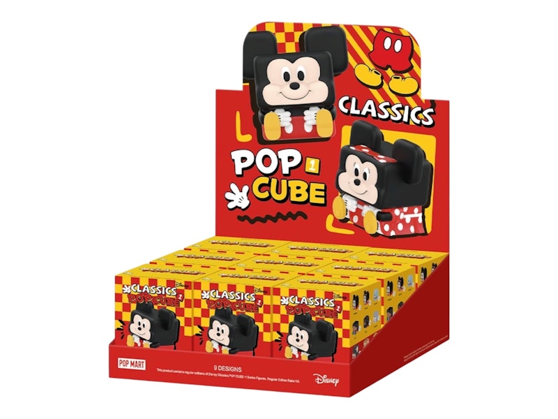 Pop Mart Disney Classics POP CUBE-1 Series Figures Sealed Case (9 Blind Box)