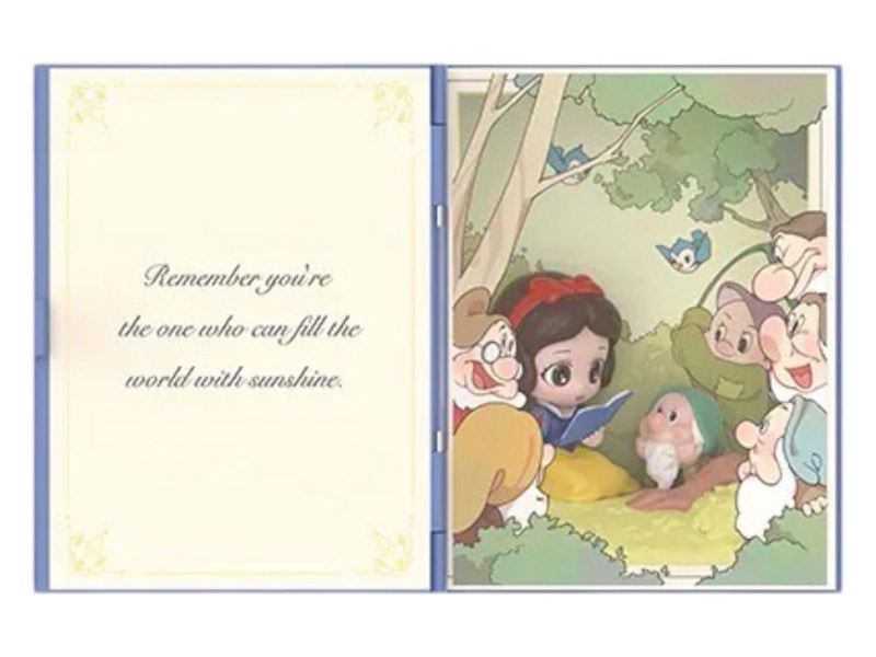 Pop Mart Disney Princess's Fairy Tales Snow White And The Seven Dwarfs (Secret Edition) Scene Sets