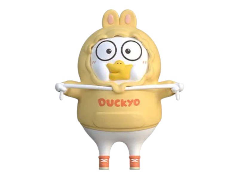 Pop Mart Duckyo Never Grows Up Series Hoodie Hug Figure