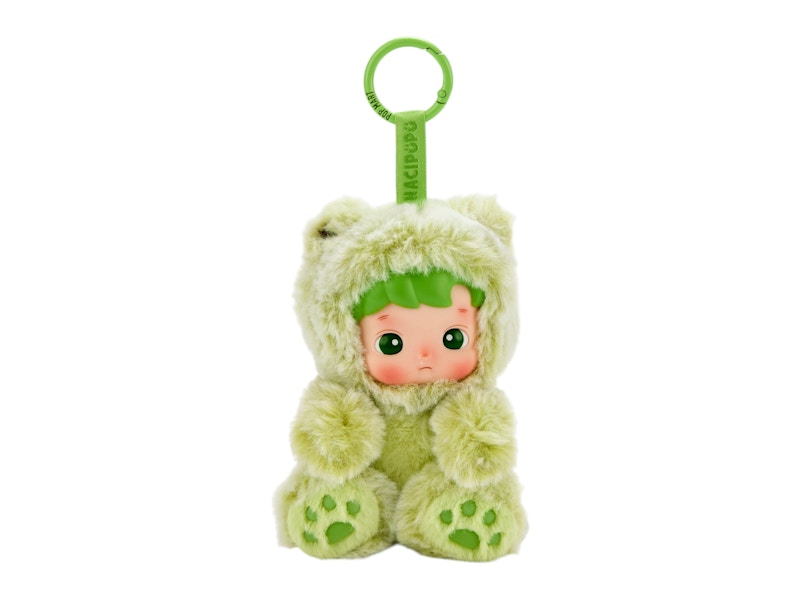 Pop Mart HACIPUPU Gummy Bear Series Vinyl Green Apple Flavor Plush Pendant