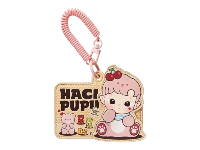 Pop Mart HACIPUPU-Rolling Time Machine Series Big Bear, Little Bear Card Holder