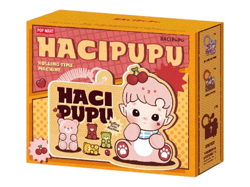 Pop Mart HACIPUPU-Rolling Time Machine Series Card Holder Single Blind Box