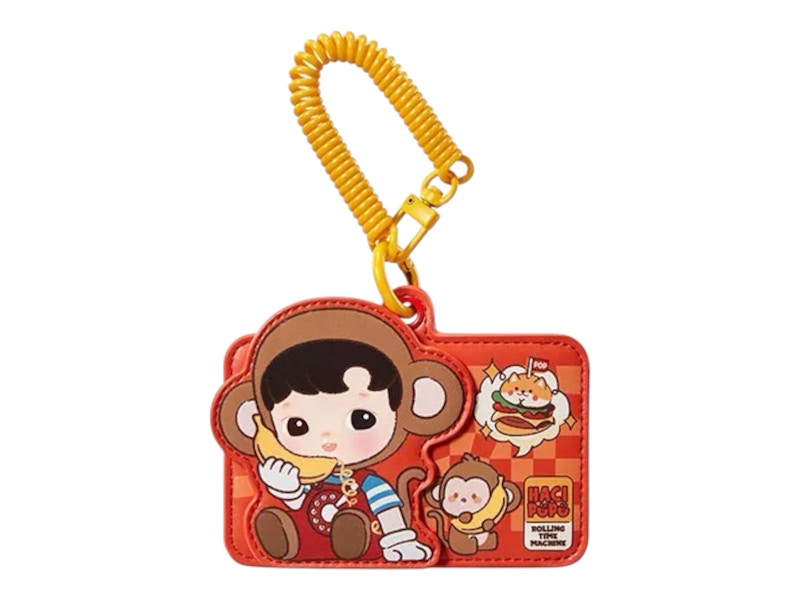 Pop Mart HACIPUPU-Rolling Time Machine Series Toot-Toot Call Card Holder