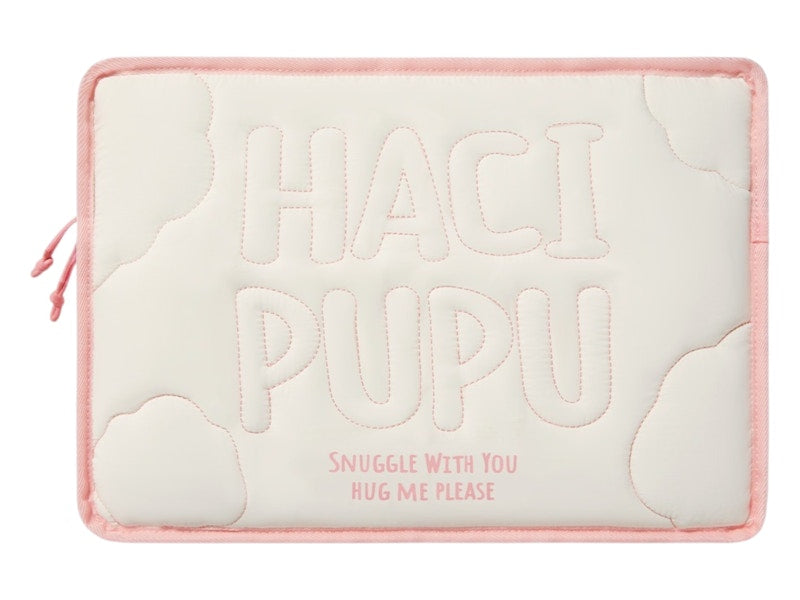 Pop Mart HACIPUPU Snuggle With You Series Figures Laptop Case