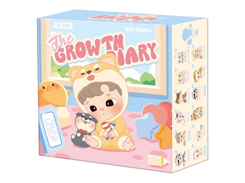 Pop Mart HACIPUPU The Growth Diary Series Badge Single Blind Box