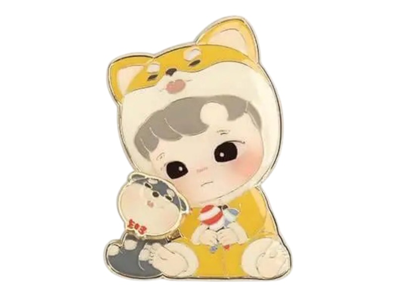 Pop Mart HACIPUPU The Growth Diary Series Best Friend Badge