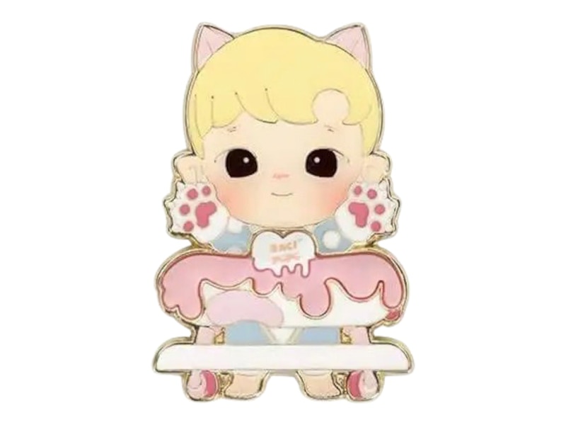 Pop Mart HACIPUPU The Growth Diary Series Meow Badge