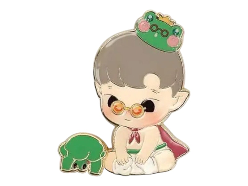 Pop Mart HACIPUPU The Growth Diary Series Waiting for Rain Badge
