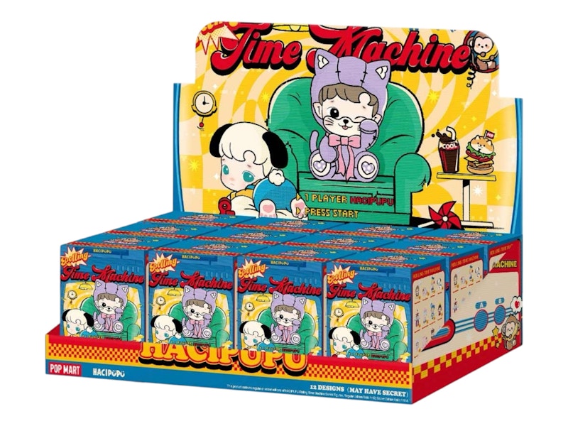Pop Mart Hacipupu Rolling Time Machine Series Figures Sealed Case (12 Blind Box) Sealed Case (12 Blind Box)