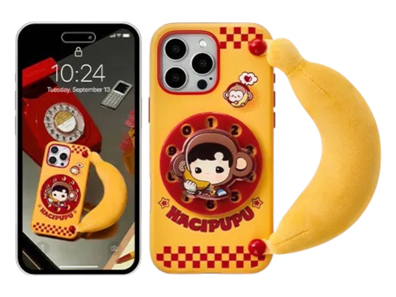 Pop Mart Hacipupu Rolling Time Machine Series Phone Case iPhone 16