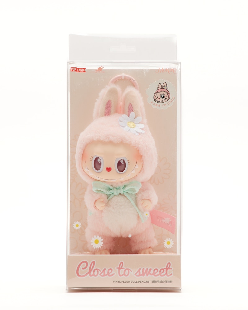 Pop Mart Labubu Mokoko Close to Sweet Vinyl Plush Pendant