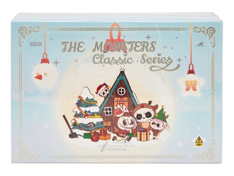 Pop Mart Labubu The Monsters Classic Series Sparkly Plush Pendant Sealed Case (6 Blind Box)