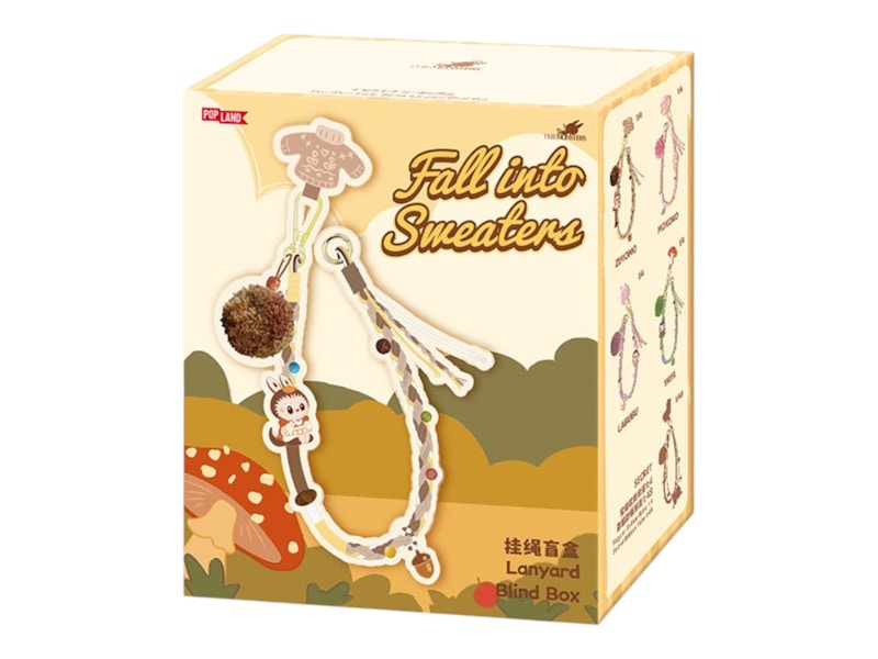 Pop Mart Labubu The Monsters Fall into Sweaters Series Phone Lanyard Single Blind Box