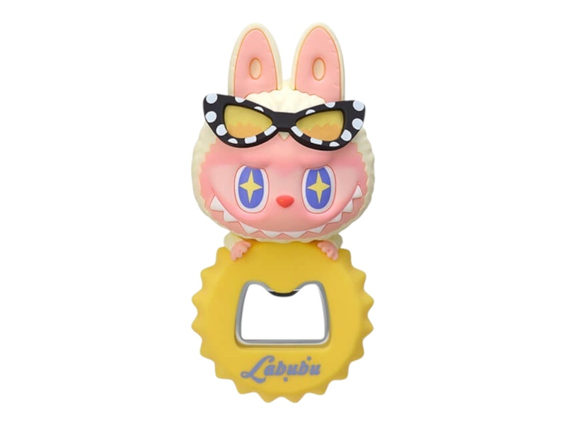Pop Mart Labubu The Monsters Jump Into Summer Series Labubu (Sparkling Summer) Bottle Opener Fridge Magnet