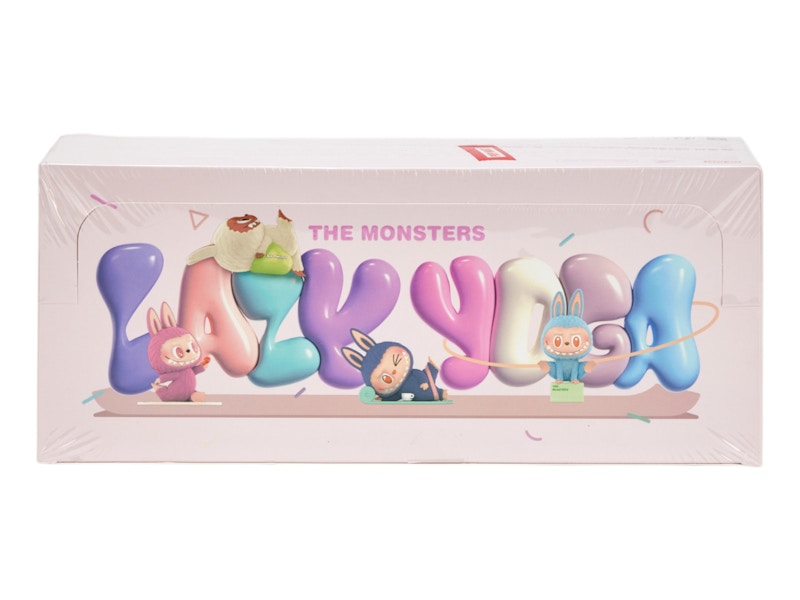 Pop Mart Labubu The Monsters Lazy Yoga Series Figures Sealed Case (10 Blind Box)