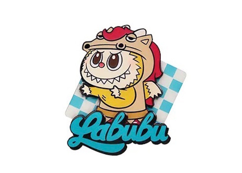 Pop Mart Labubu The Monsters Let's Checkmate Series Knight Fridge Magnet