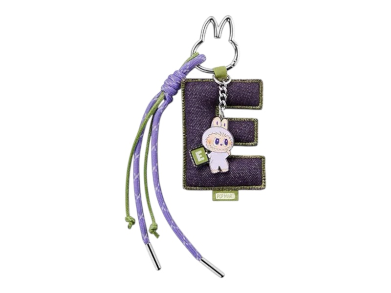 Pop Mart Labubu The Monsters Pin for Love Series "E" Letter Pendant
