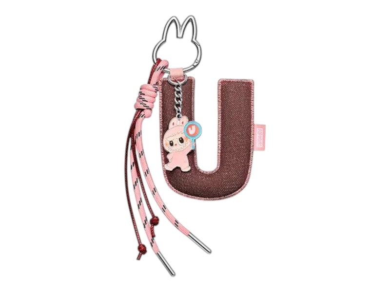 Pop Mart Labubu The Monsters Pin for Love Series "U" Letter Pendant
