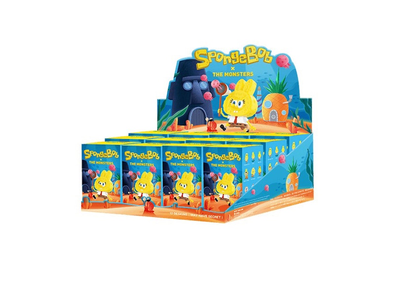 Pop Mart Labubu The Monsters Spongebob Series Sealed Case (12 Blind Box)