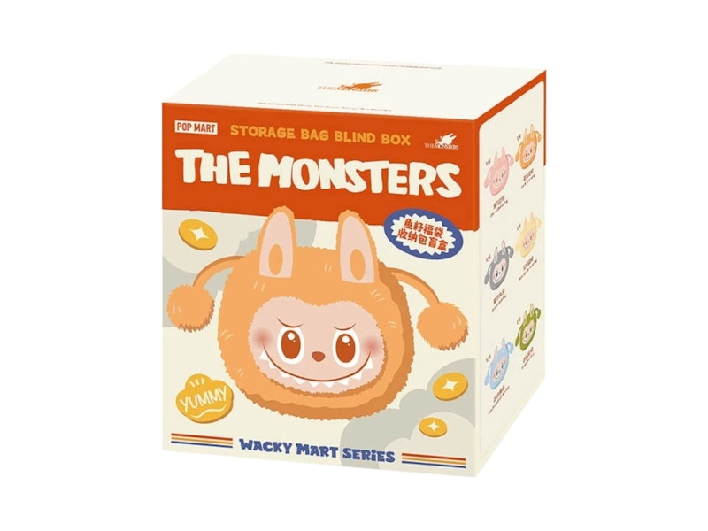 Pop Mart Labubu The Monsters Wacky Mart Series Storage Bag Single Blind Box