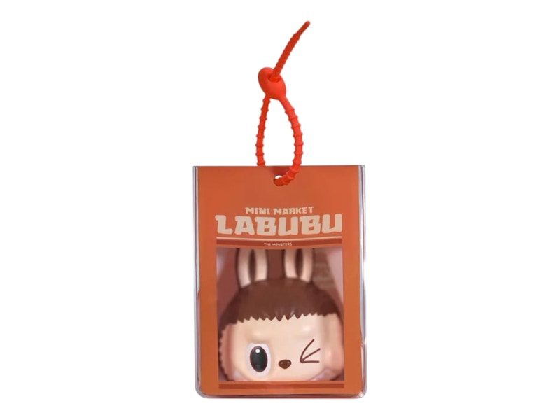 Pop Mart Labubu The Monsters Wacky Mart Series Yakitori Pinch Pendant
