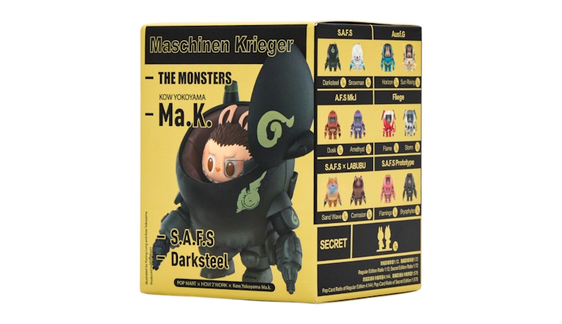 Pop Mart Labubu The Monsters x Kow Yokoyama MA.K.Series Single Darksteel Figure