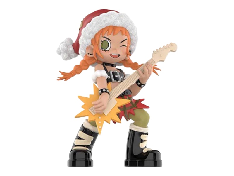 Pop Mart Lil Peach Riot Holiday Mixtape Series Gigi Rock the Night Away Figure