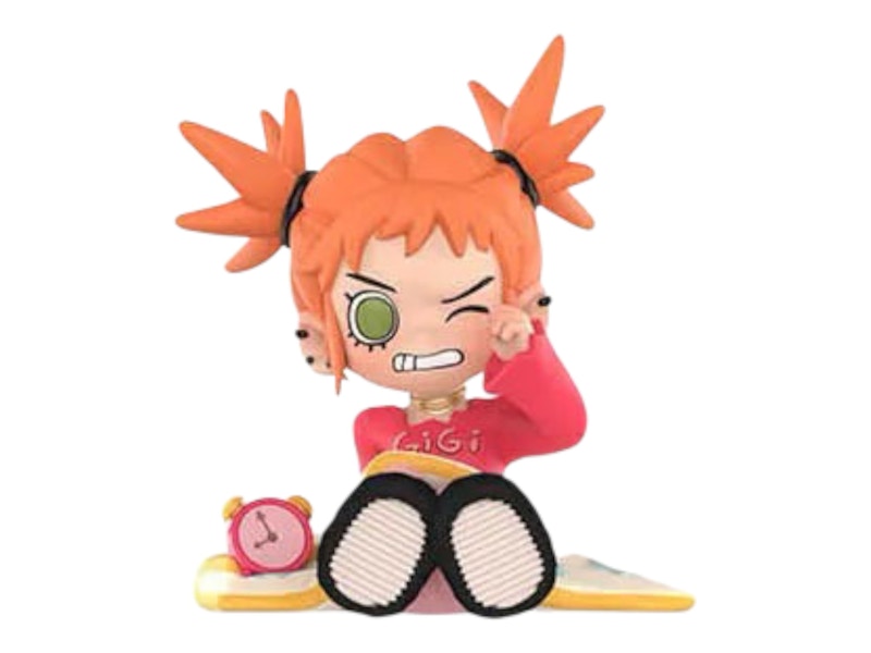 Pop Mart Lil Peach Riot Sleepover Series Gigi-Alarm Figure