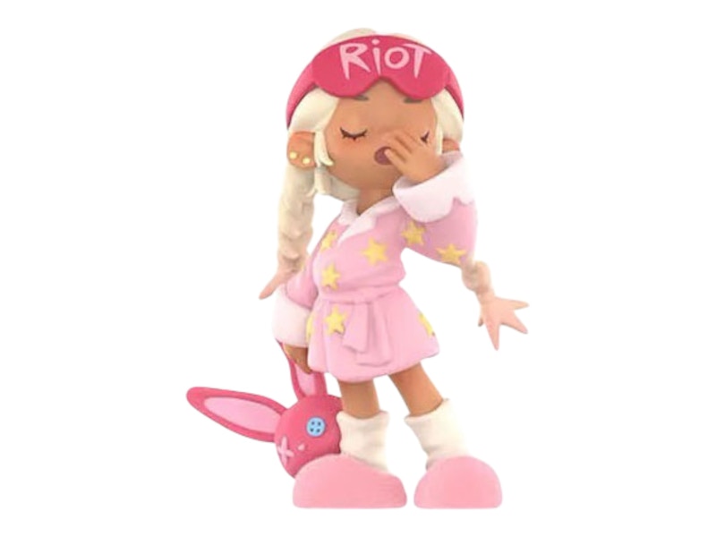 Pop Mart Lil Peach Riot Sleepover Series Poppy-Yawn Figure