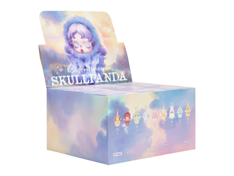 Pop Mart L'impressionnisme θSKULLPANDA Series Plush Doll Sealed Case (9 Blind Box)